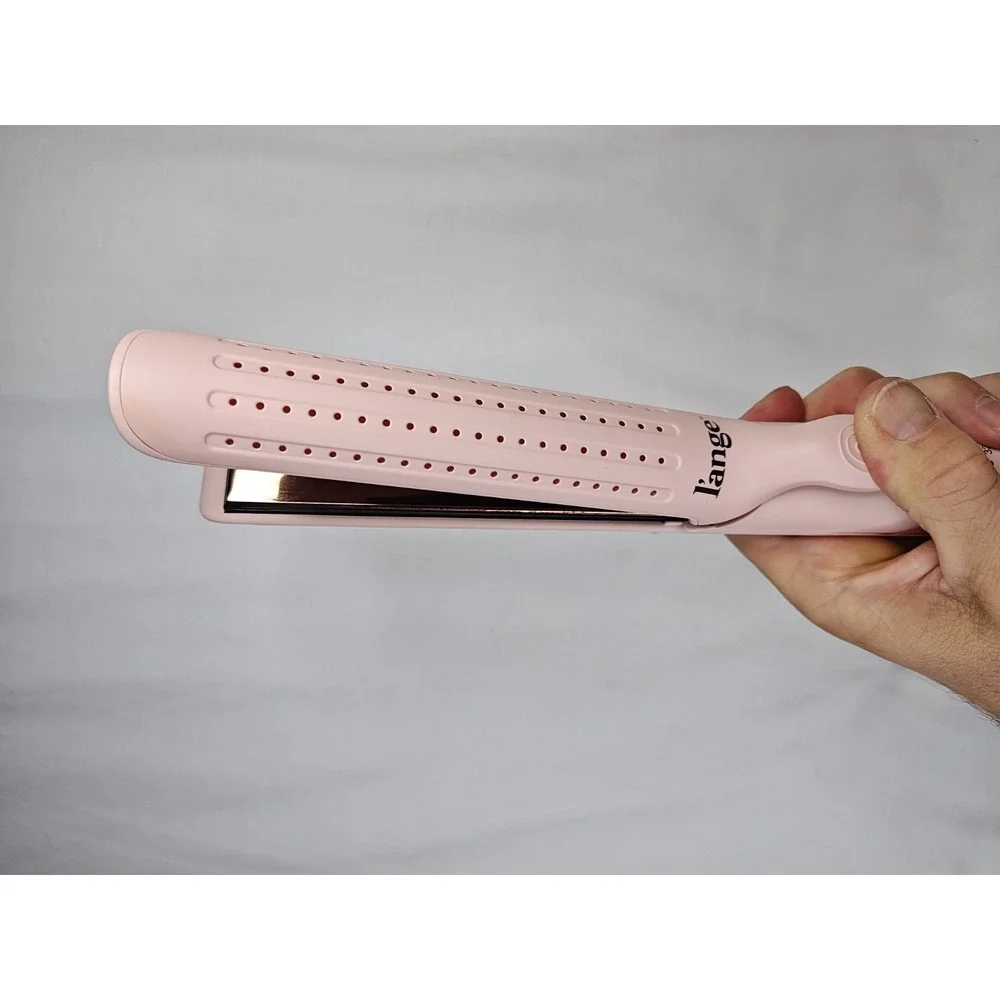 Lange Le Duo 360 Airflow Styler Flat Iron Hair Straightener Curler Blush Pink